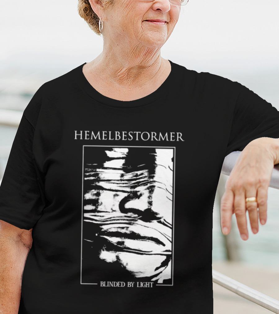 Hemelbestormer Blinded By Light Abstract Black And White Graphic T-Shirt