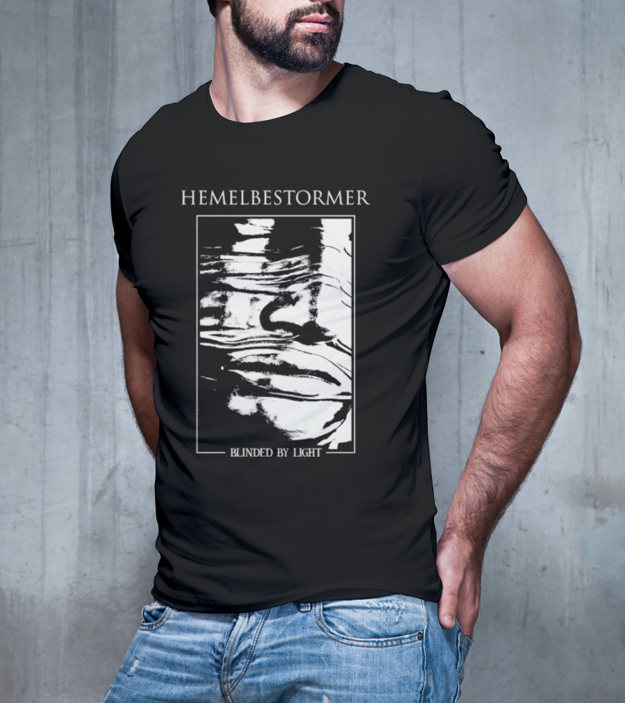 Hemelbestormer Blinded By Light Abstract Black And White Graphic T-Shirt