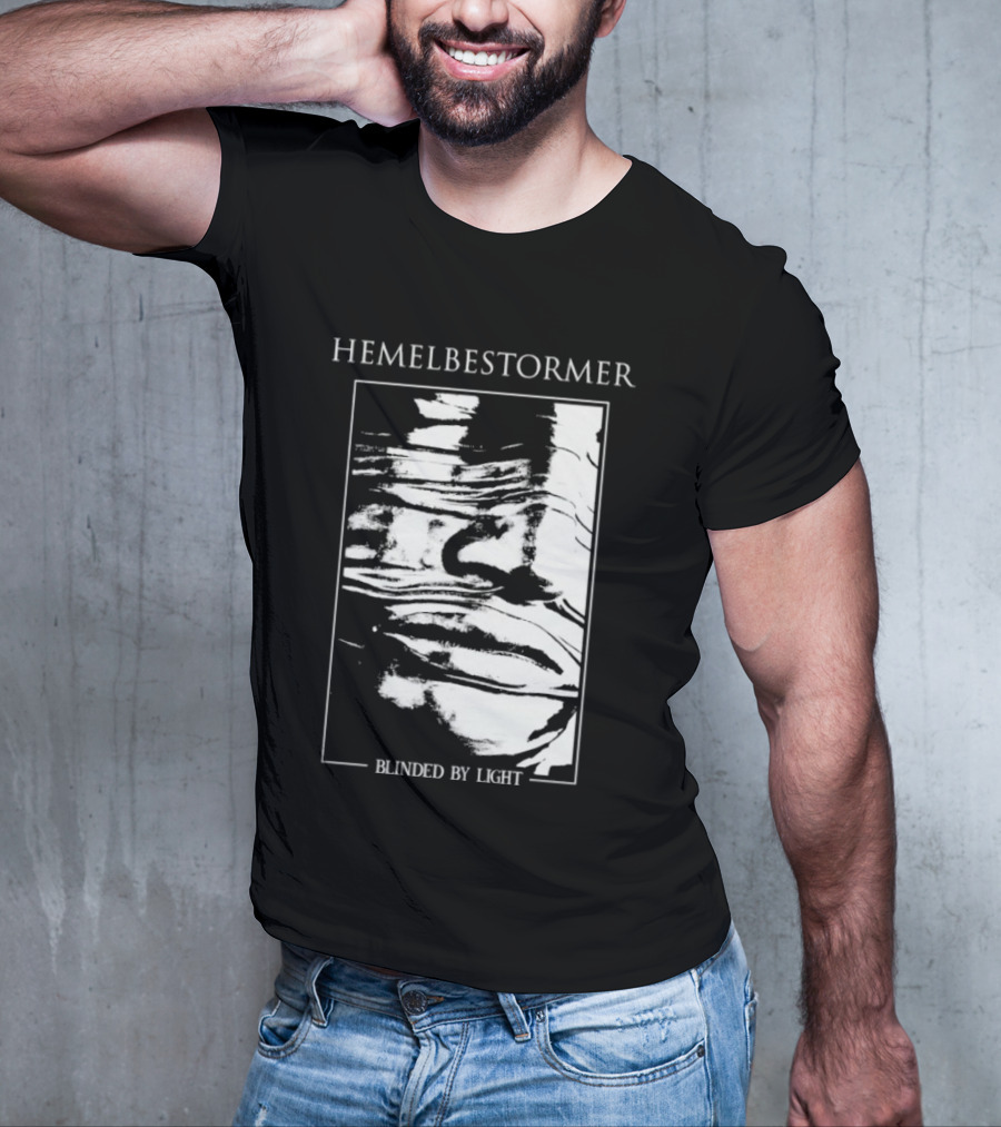 Hemelbestormer Blinded By Light Abstract Black And White Graphic T-Shirt