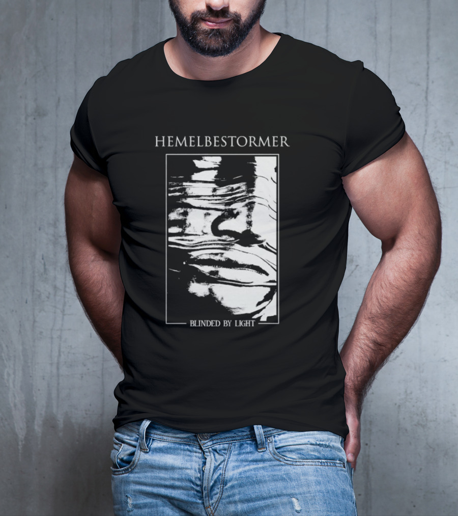 Hemelbestormer Blinded By Light Abstract Black And White Graphic T-Shirt