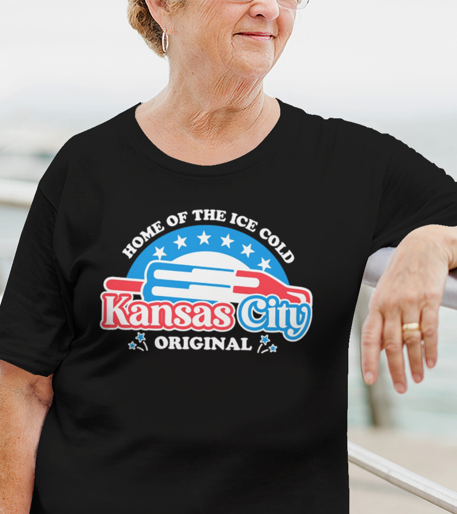 Home Of The Ice Cold Kansas City Original Popsicle Stars T-Shirt
