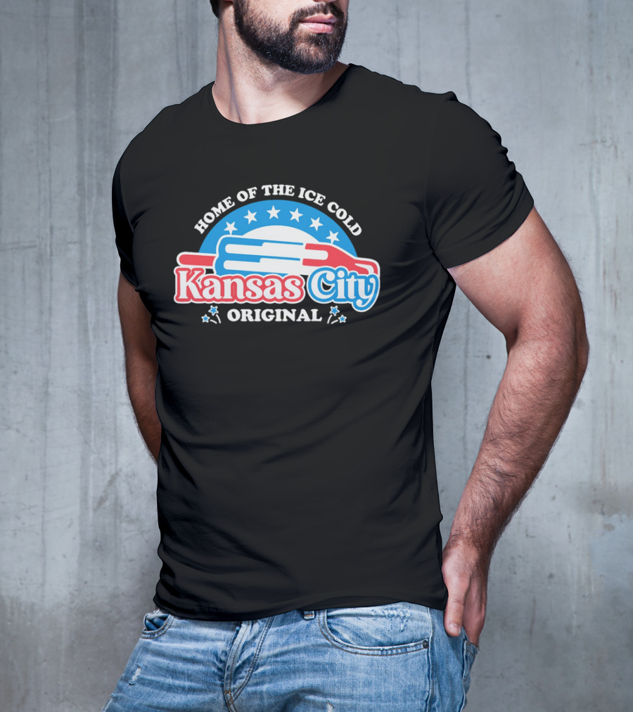 Home Of The Ice Cold Kansas City Original Popsicle Stars T-Shirt