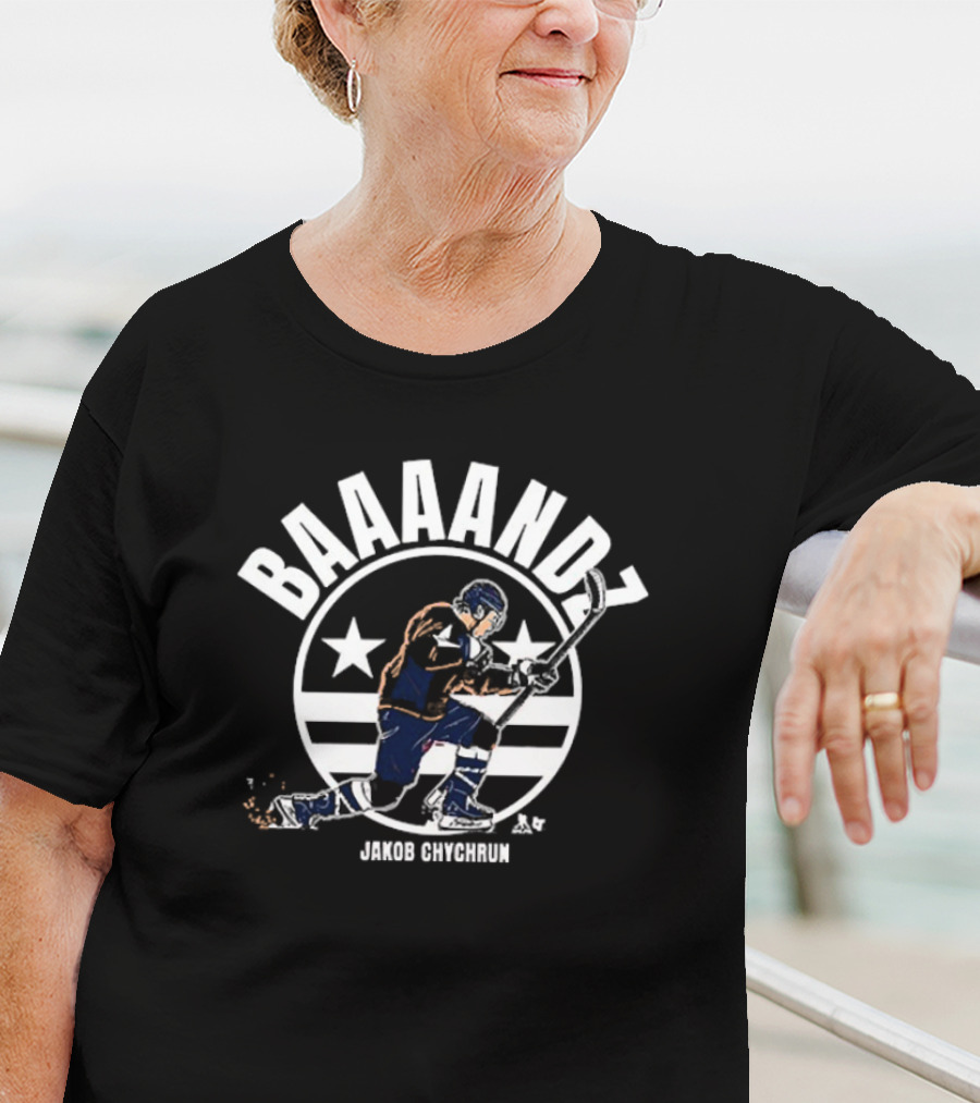 BAAANDZ Jakob Chychrun Hockey Star Design T-Shirt