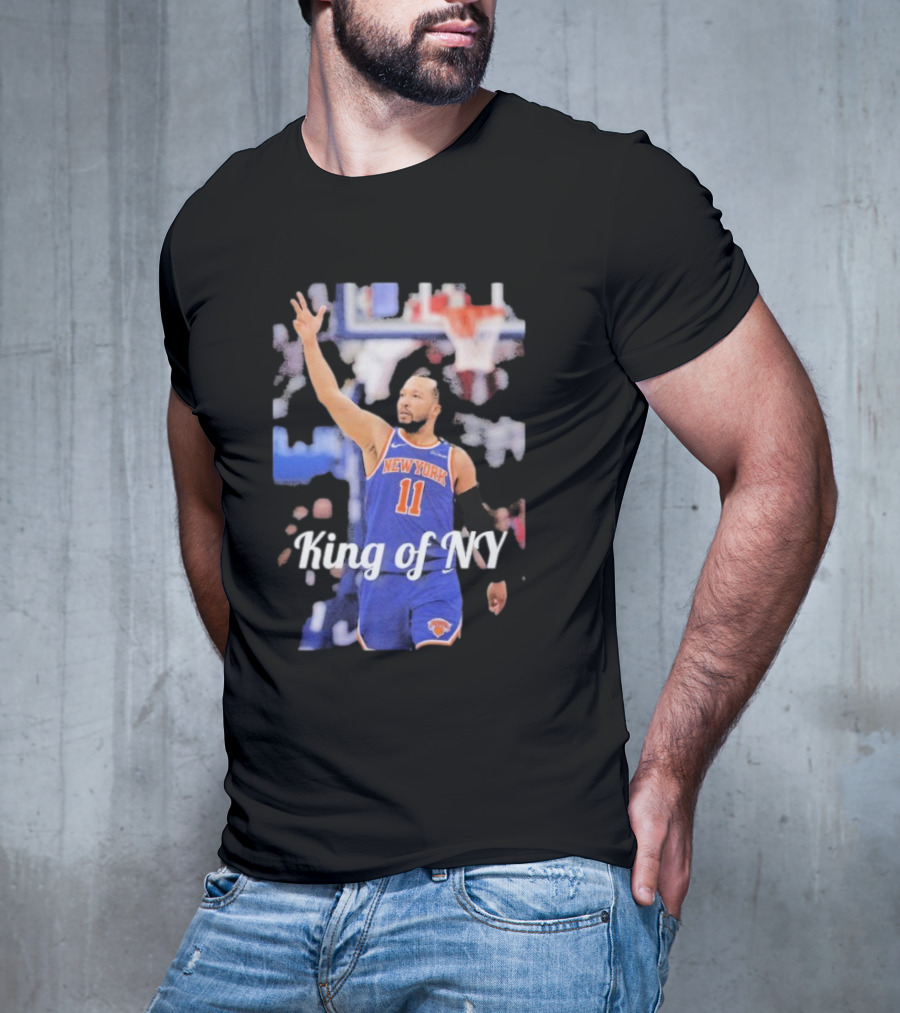 Jalen Brunson 11 New York Knicks King Of NY T-Shirt