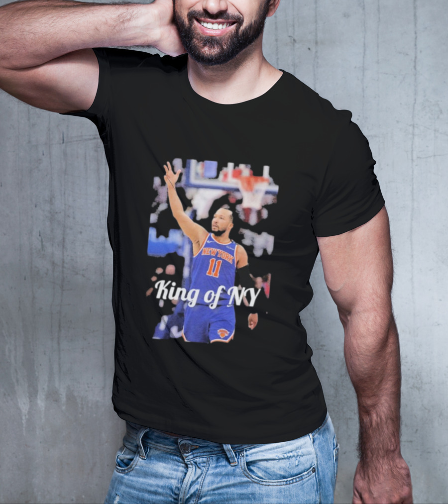 Jalen Brunson 11 New York Knicks King Of NY T-Shirt