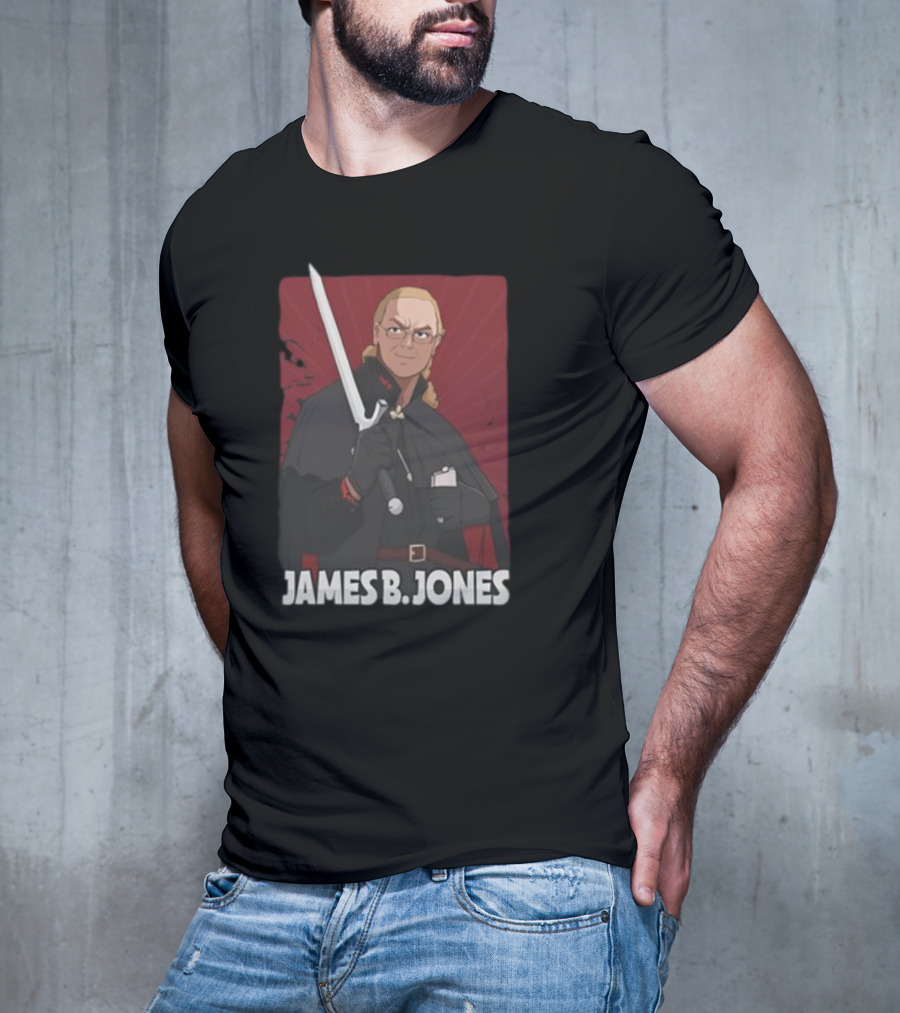 James B. Jones Anime Sword Warrior T-Shirt