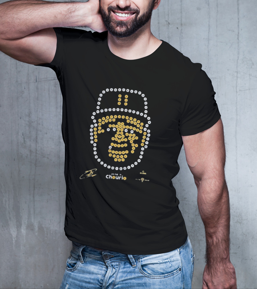 Jackson Chourio 11 Bead Face Design T-Shirt