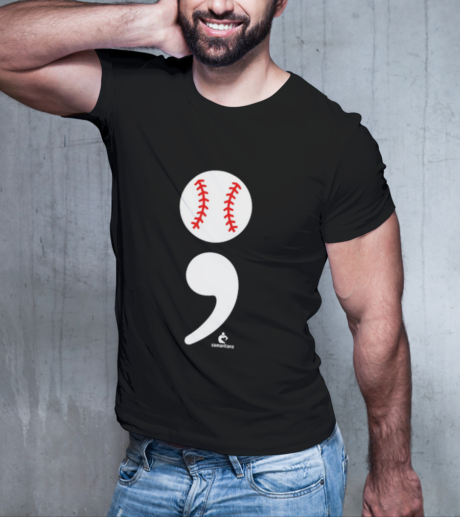 Jarren Duran The Game Isn’t Over Baseball Semicolon Symbol T-Shirt