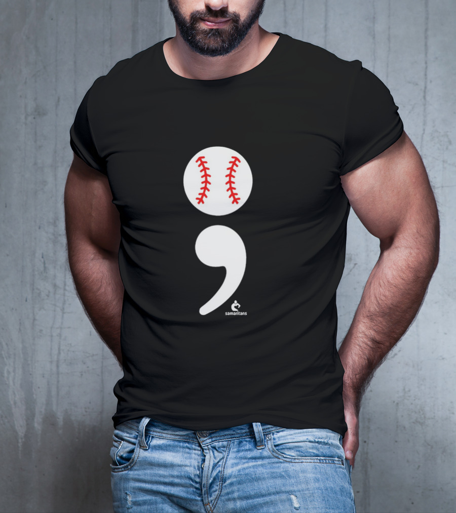 Jarren Duran The Game Isn’t Over Baseball Semicolon Symbol T-Shirt