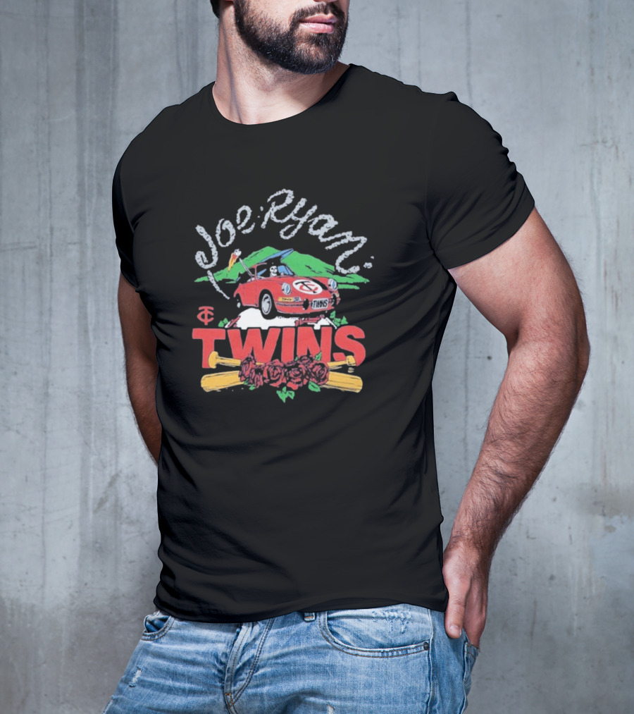 Joe Ryan Grateful Dead Road Trip Minnesota Twins Baseball Roses T-Shirt