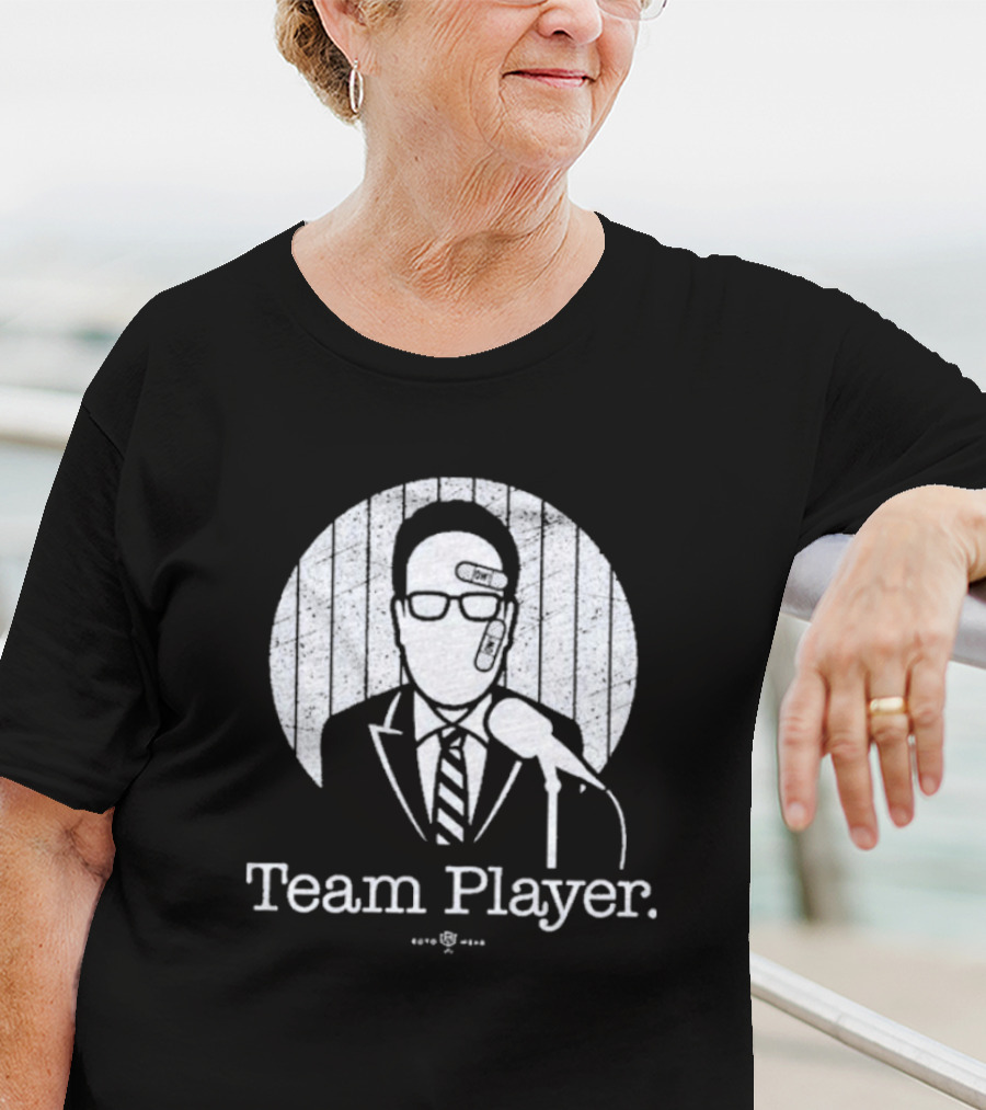 John Sterling Team Player Microphone Portrait Nestor Cortes T-Shirt