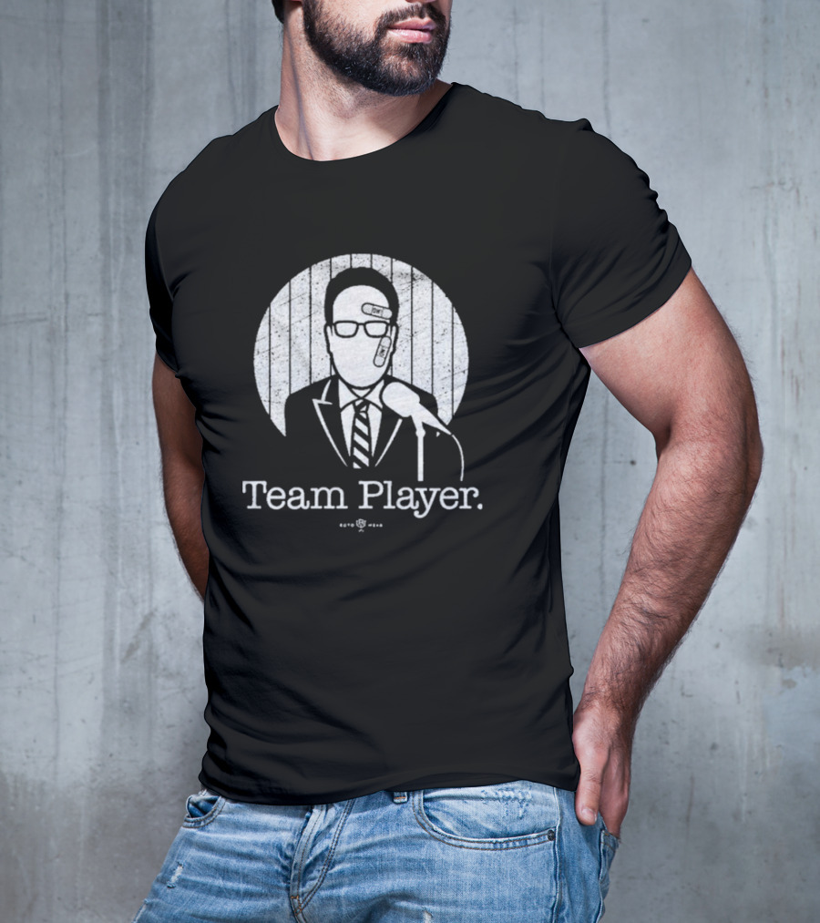 John Sterling Team Player Microphone Portrait Nestor Cortes T-Shirt