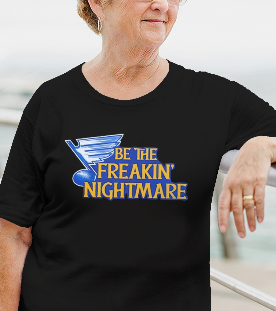 Jon Gruden Be The Freakin’ Nightmare St. Louis Blues Thank You T-Shirt