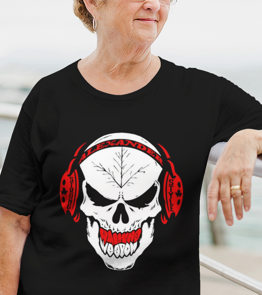 Josh Alexander Strong Style Walking Weapon Skull T-Shirt