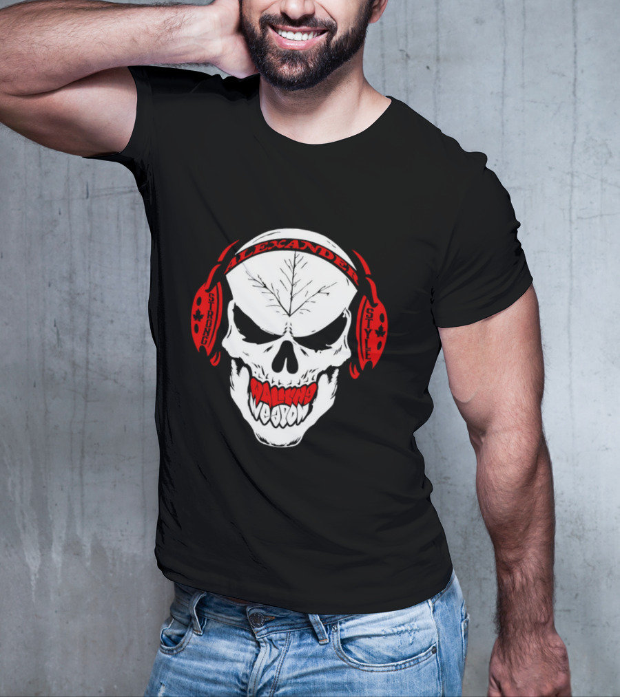 Josh Alexander Strong Style Walking Weapon Skull T-Shirt