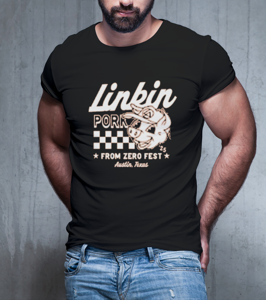Linkin Pork From Zero Fest 25 Austin Texas T-Shirt