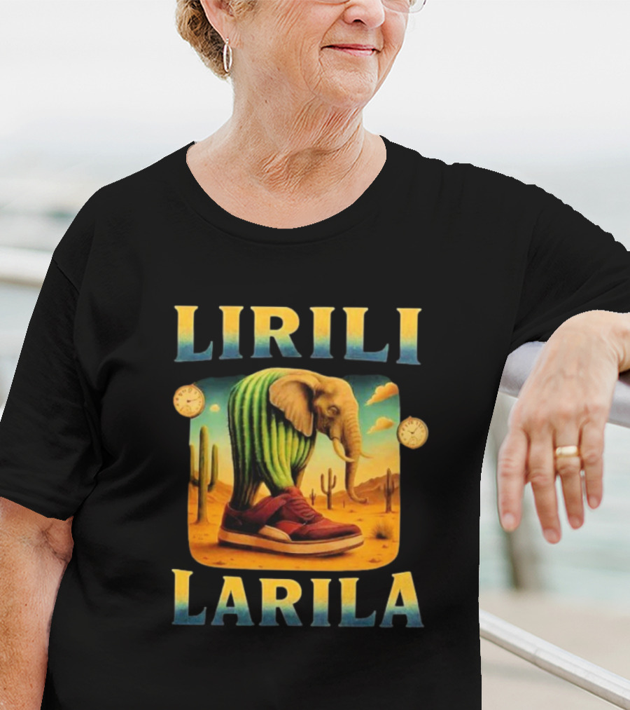 Lirili Larila Elephant Cactus Sneakers Desert S T-Shirt