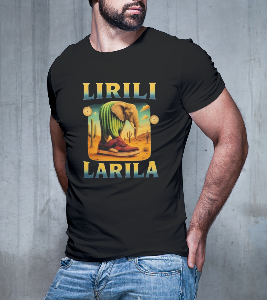 Lirili Larila Elephant Cactus Sneakers Desert S T-Shirt