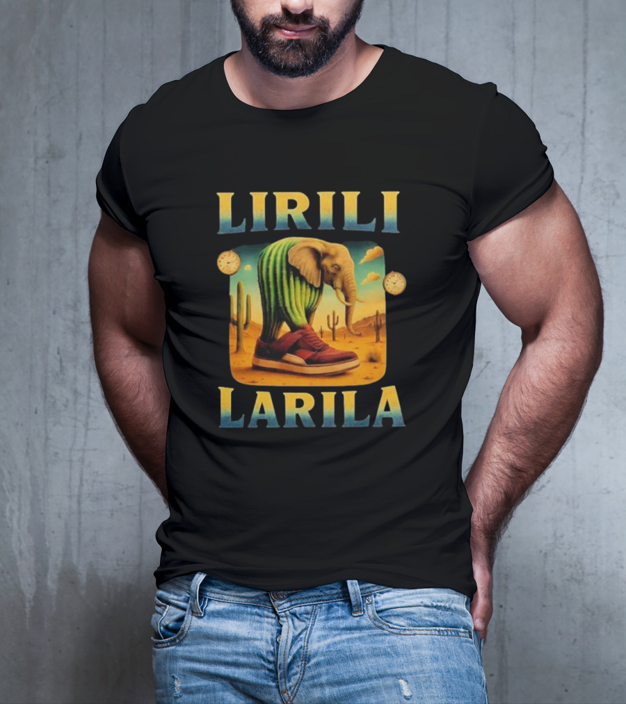 Lirili Larila Elephant Cactus Sneakers Desert S T-Shirt