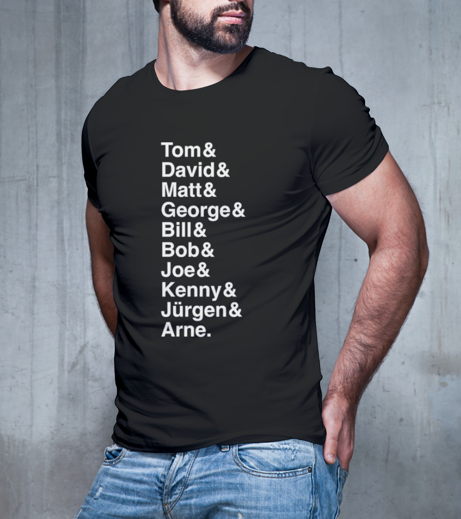 Liverpool FC 10 Coach Names Tom David Matt George Bill Bob Joe Kenny Jürgen Arne League Winning Managers T-Shirt