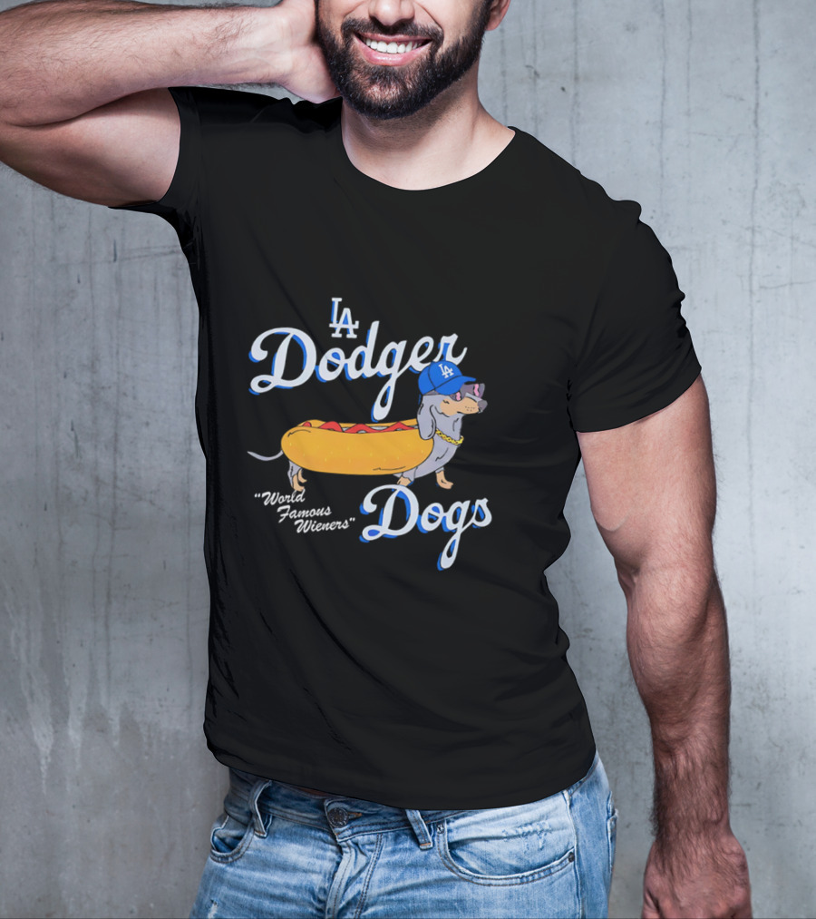 LA Dodger Dogs World Famous Wieners T-Shirt