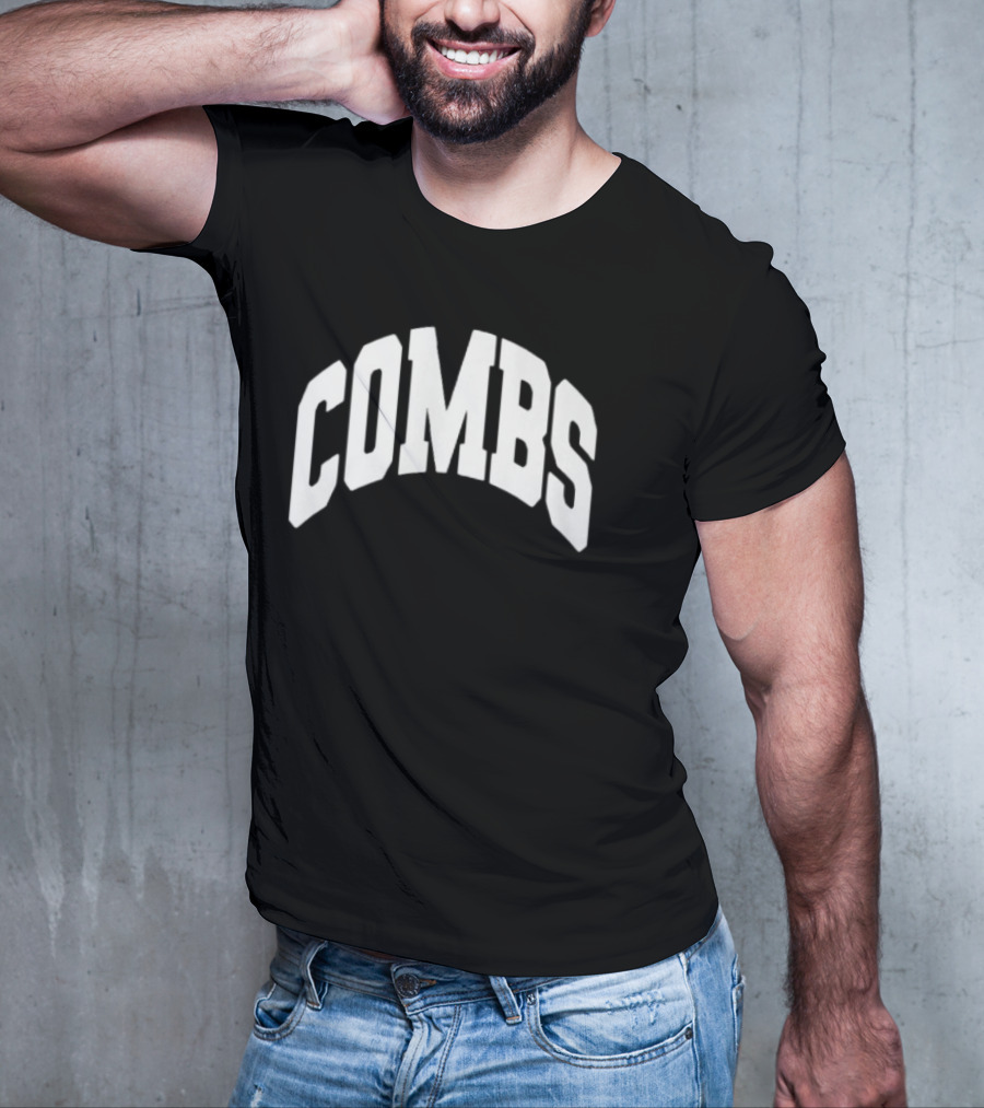 Luke Combs Merch Combs Arched 3D Lettering T-Shirt