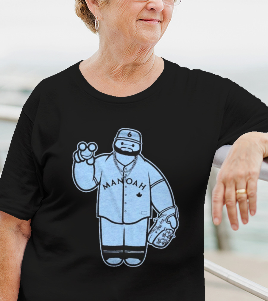 Manoah 6 Baseball Character Sports Graphic T-Shirt