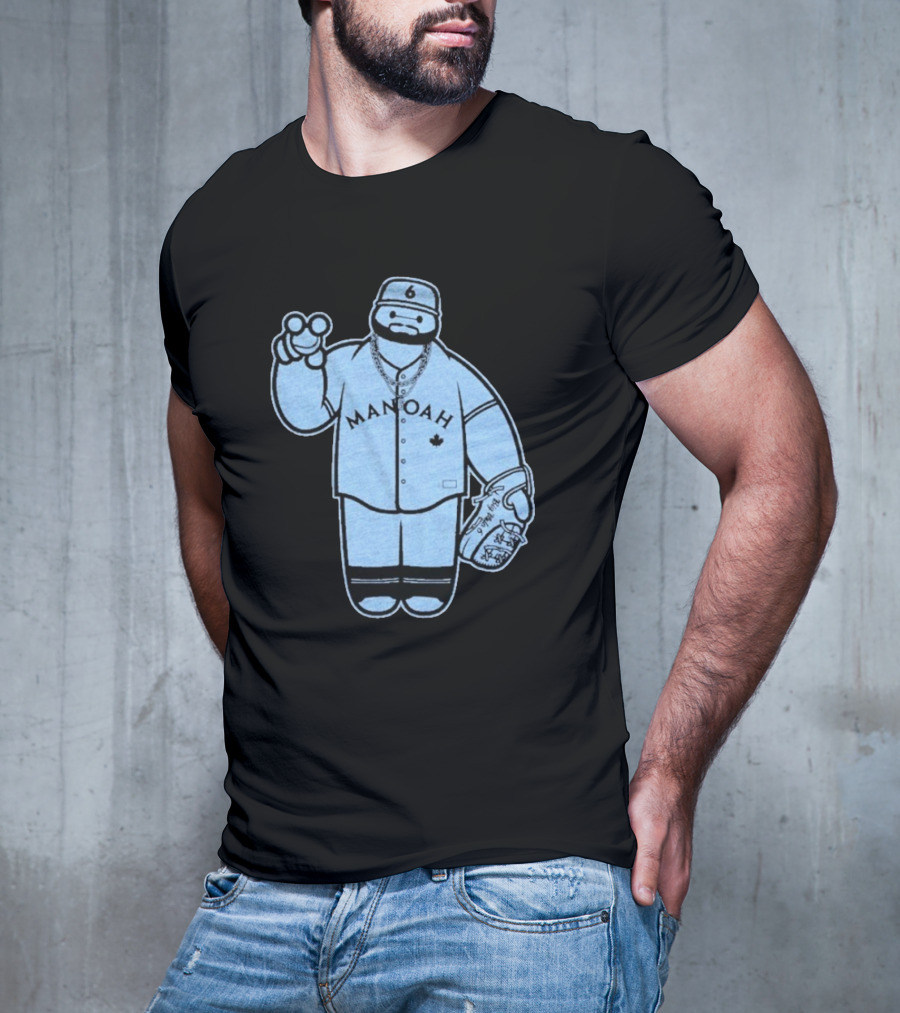 Manoah 6 Baseball Character Sports Graphic T-Shirt