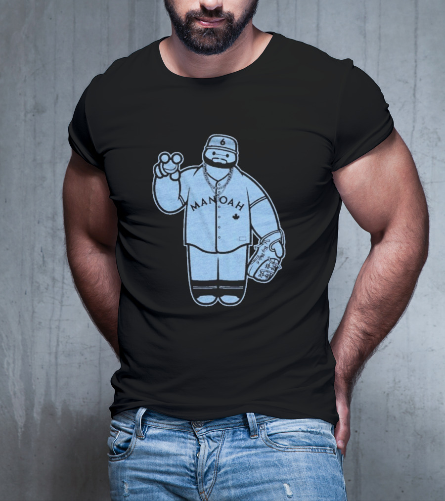Manoah 6 Baseball Character Sports Graphic T-Shirt
