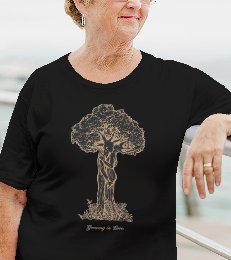 Marcosalvarado Growing In Love Embrace Tree Art T-Shirt