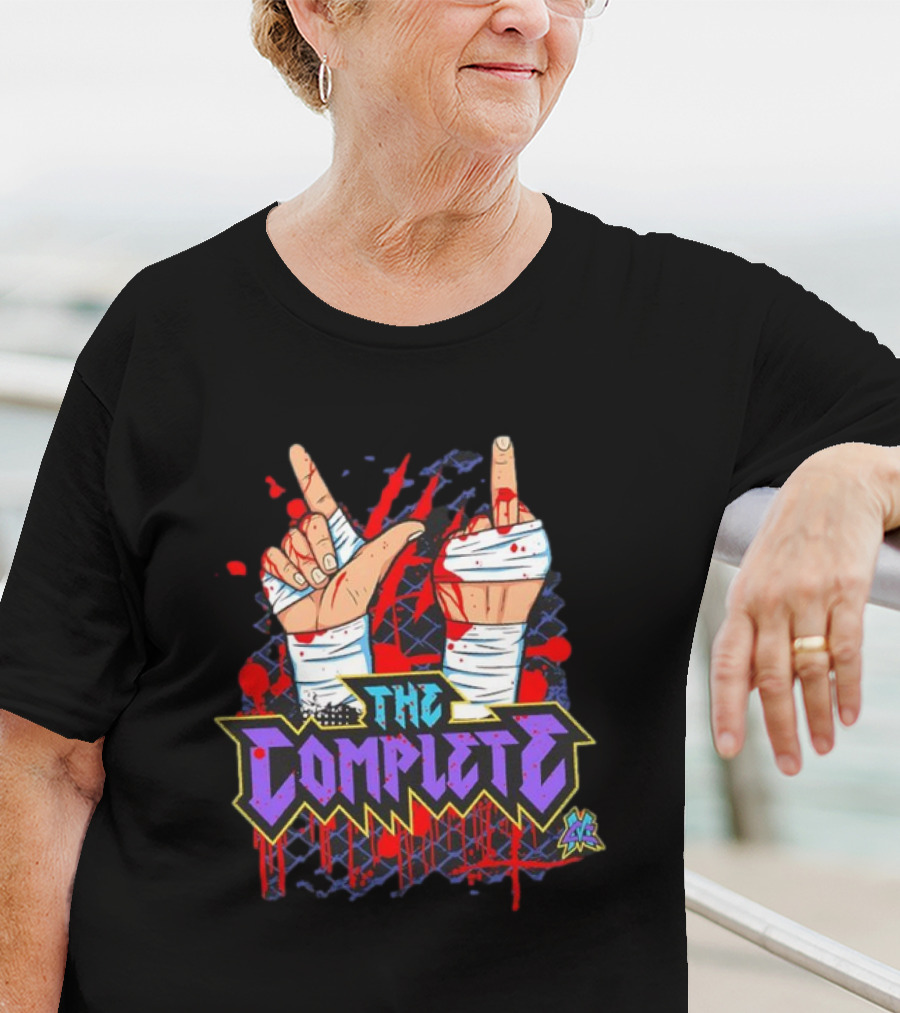 The Complete Matt Cardona Wrestling Tribute With Bloody Bandaged Hands T-Shirt