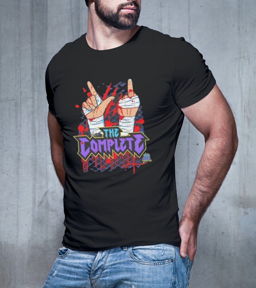 The Complete Matt Cardona Wrestling Tribute With Bloody Bandaged Hands T-Shirt