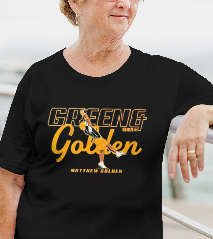 Green And Golden Matthew Golden Catch 88 T-Shirt
