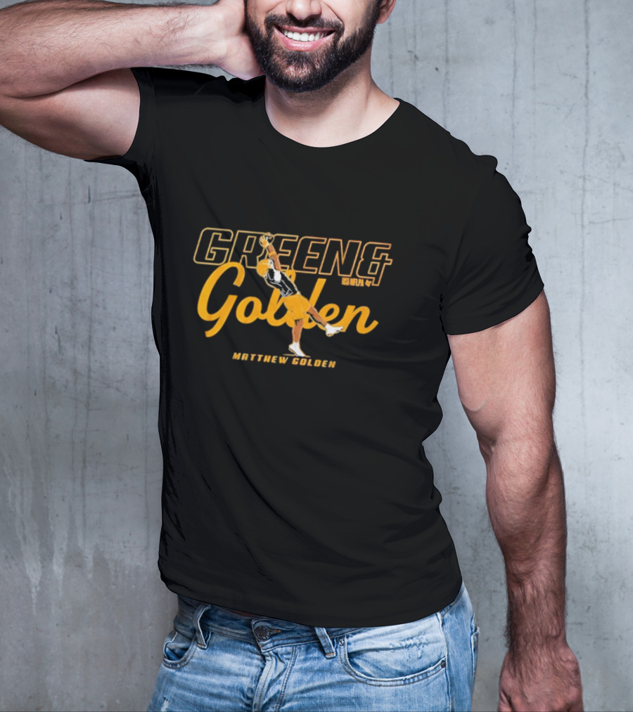 Green And Golden Matthew Golden Catch 88 T-Shirt