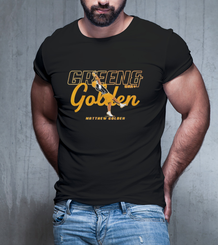 Green And Golden Matthew Golden Catch 88 T-Shirt