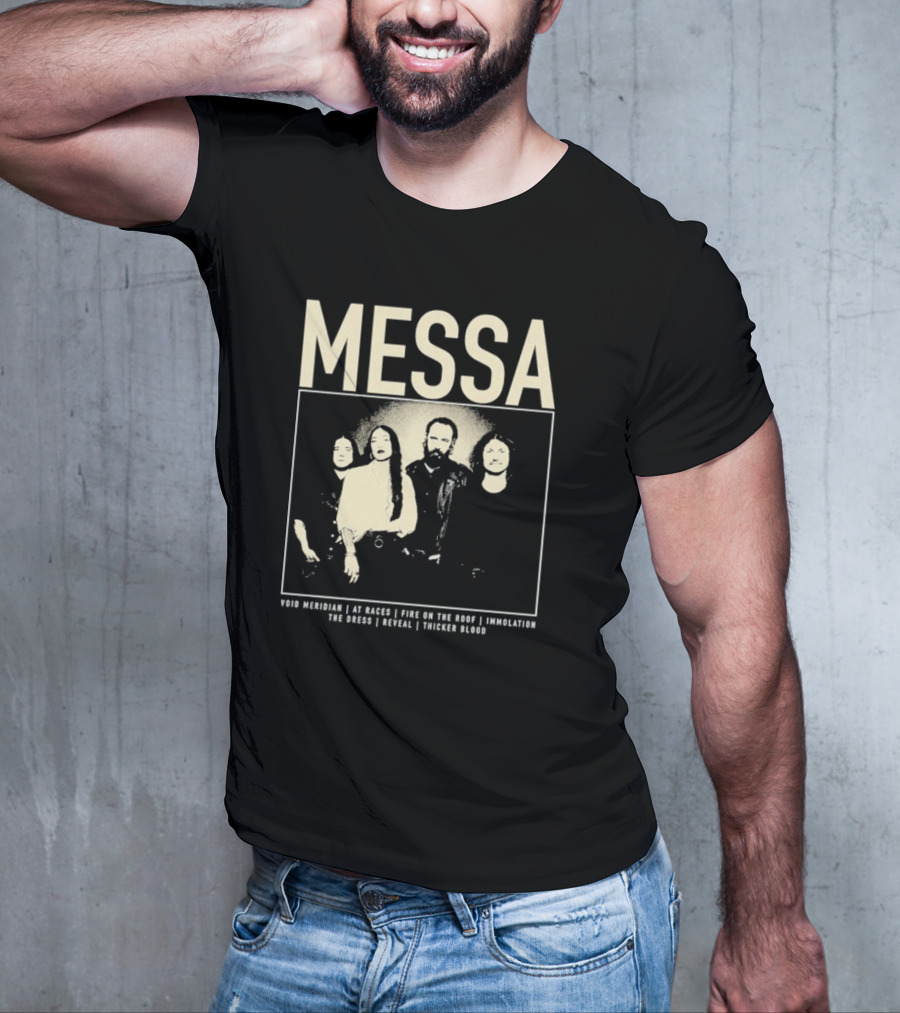 Messa Foxglove At Once Face On The Sand Unsolation The Drill I Dread Thicker Blood T-Shirt