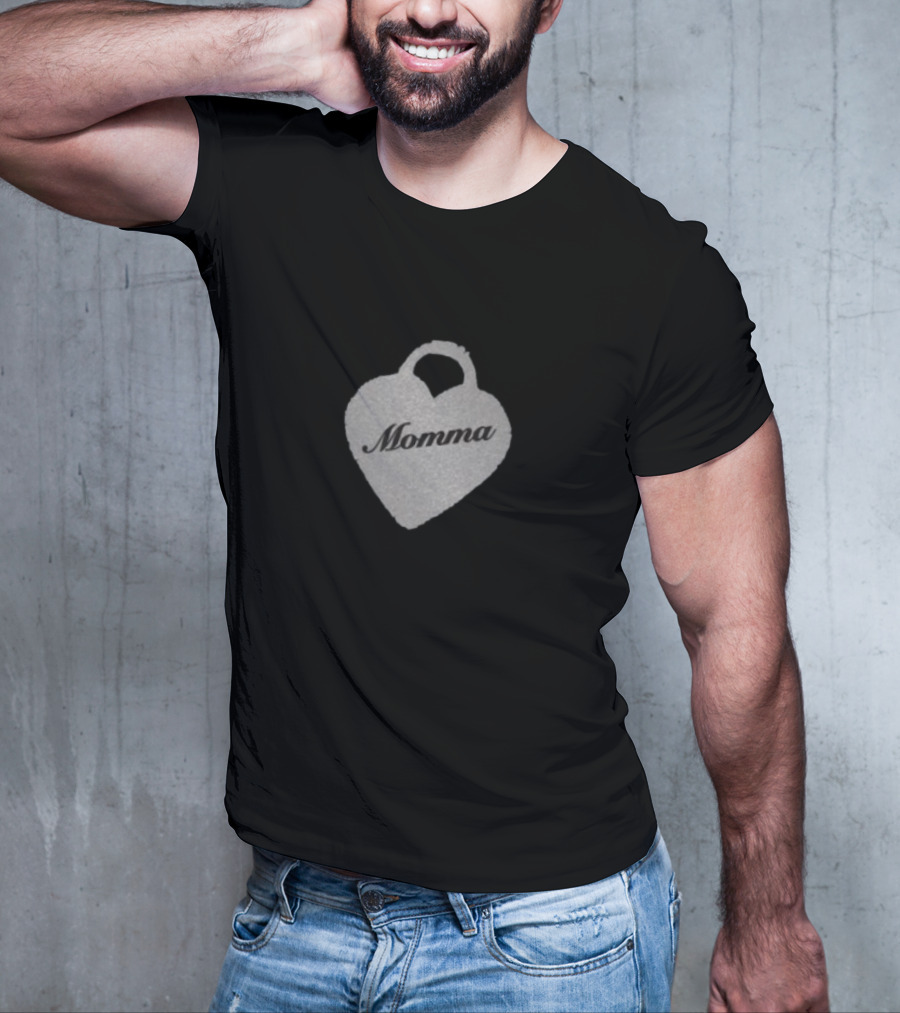 Momma Heart Charm T-Shirt
