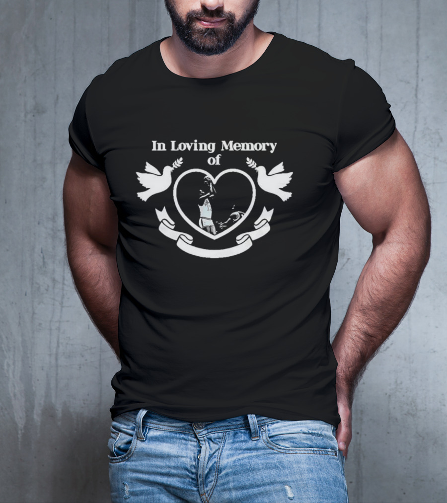 New York Knicks In Loving Memory Of Dick Barnett 2025 Doves Heart Ribbon T-Shirt
