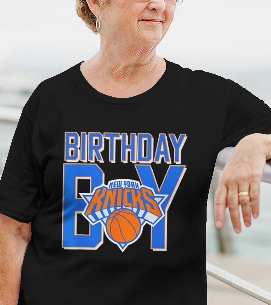 New York Knicks NBA Birthday Boy Basketball Fan Apparel T-Shirt