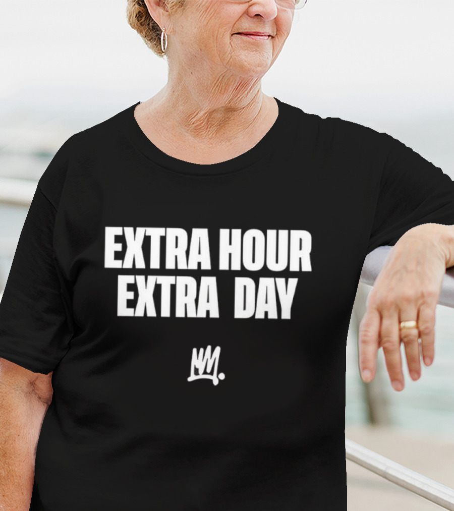 Extra Hour Extra Day Mansa Crown Symbol T-Shirt