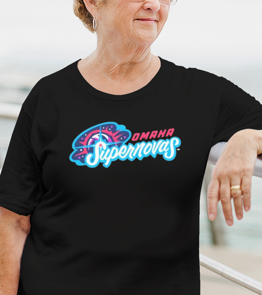 Omaha Supernovas 星 Burst Collection T-Shirt