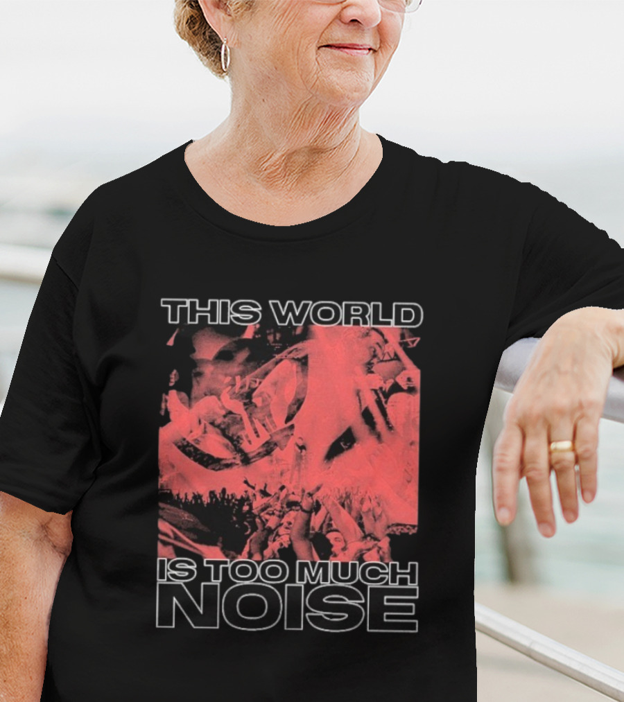 This World Is Too Much Noise Rise Against Concert Imagery T-Shirt