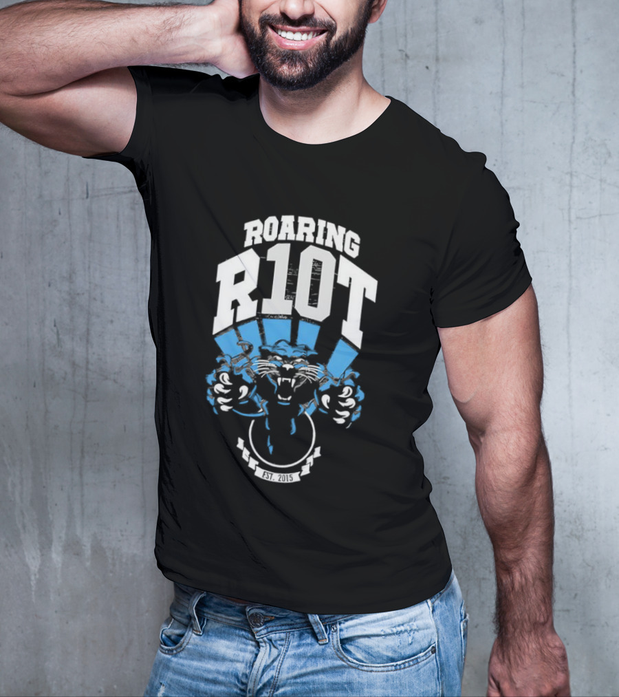 Roaring R1OT Blue Panther 2025 T-Shirt