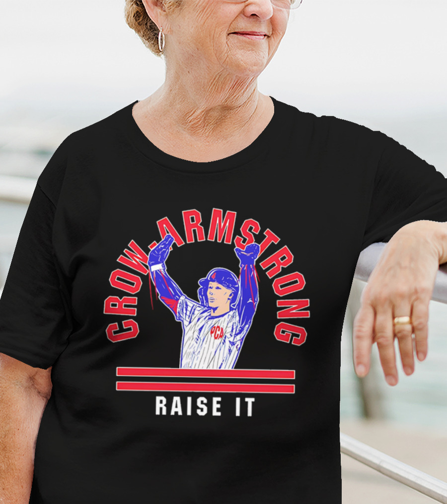 Crow-Armstrong PCA Raise It Baseball Victory Icon T-Shirt