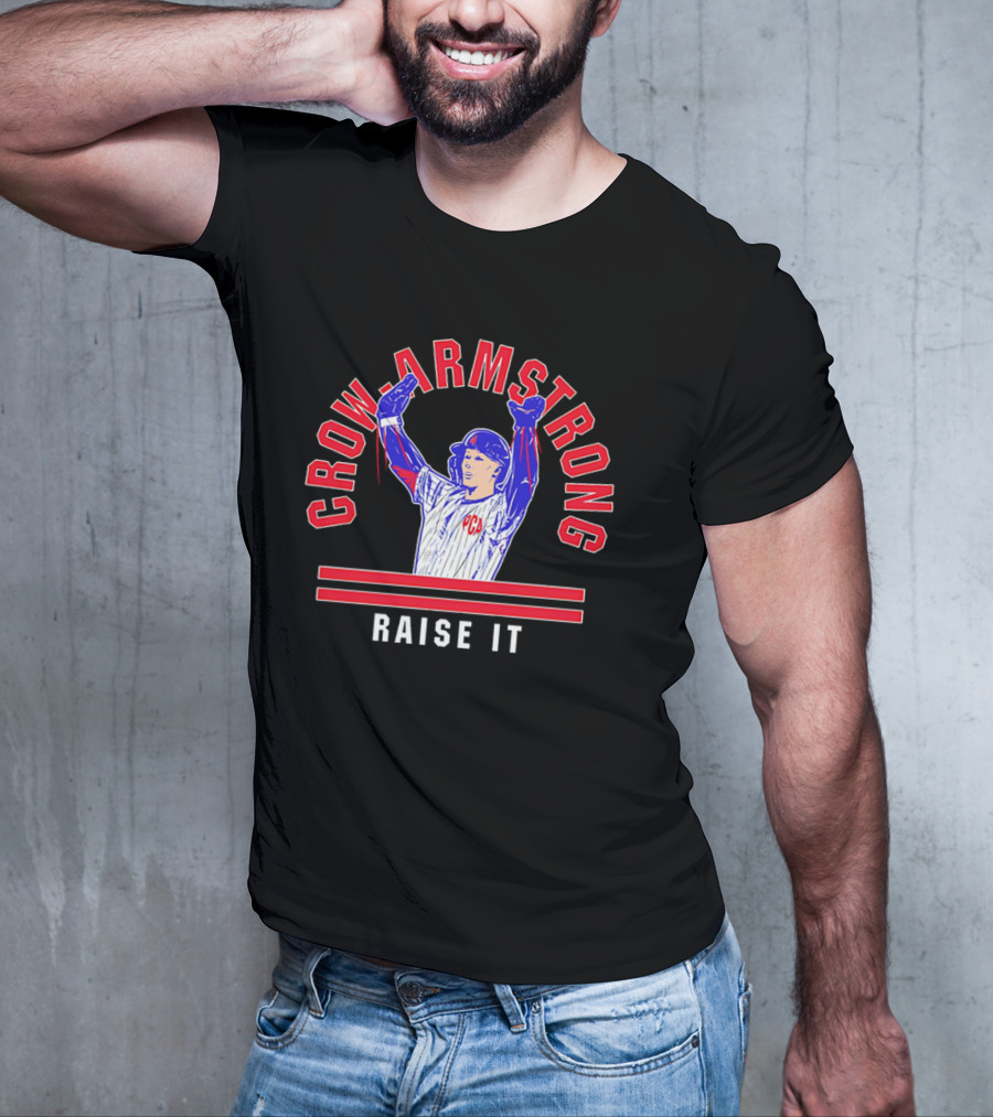 Crow-Armstrong PCA Raise It Baseball Victory Icon T-Shirt
