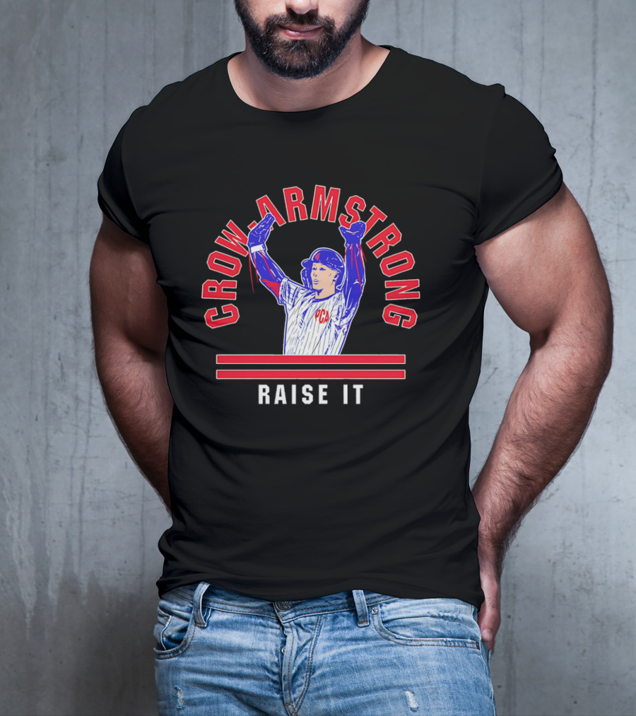 Crow-Armstrong PCA Raise It Baseball Victory Icon T-Shirt