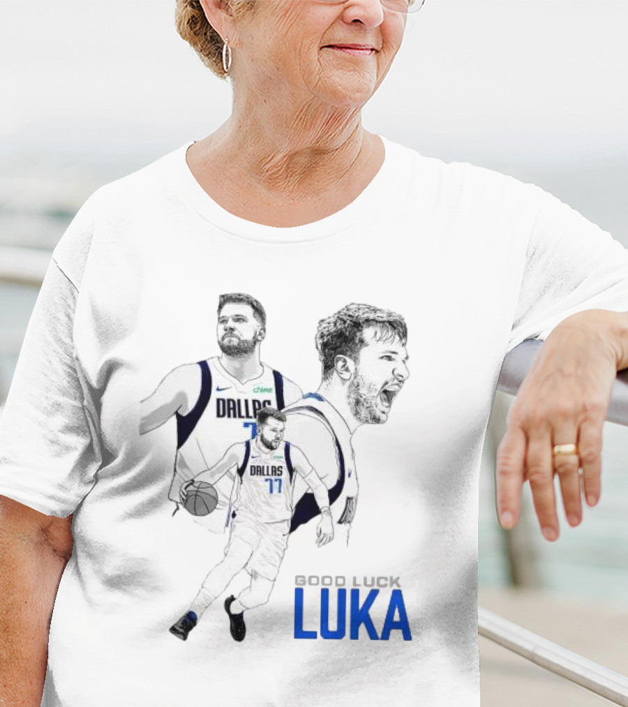 Good Luck Luka Dallas Mavericks Number 77 T-Shirt