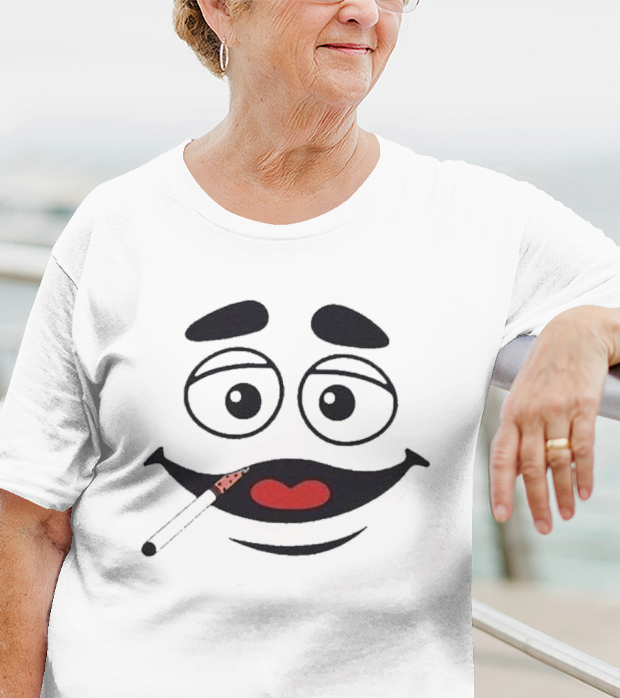 Grimace Monster Smoking T-Shirt