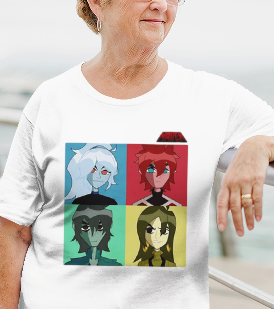 HAVEN Character Cast Art Style With Four Characters T-Shirt