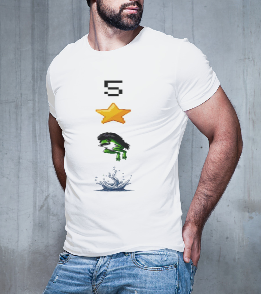 Heart And Sole Customs 5 Star Frog Jump Splash T-Shirt